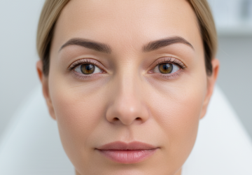 Коррекция асимметрии века и устранение птоза методом верхней  блефаропластики